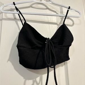 Black spaghetti strap tank from Oak and Fort